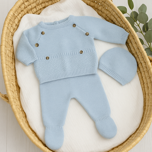 Le Chouchou - Trousseau De Naissance - Bleu Nuage