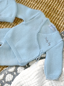 La Petite Perle - Cloud Blue Birth Keychain