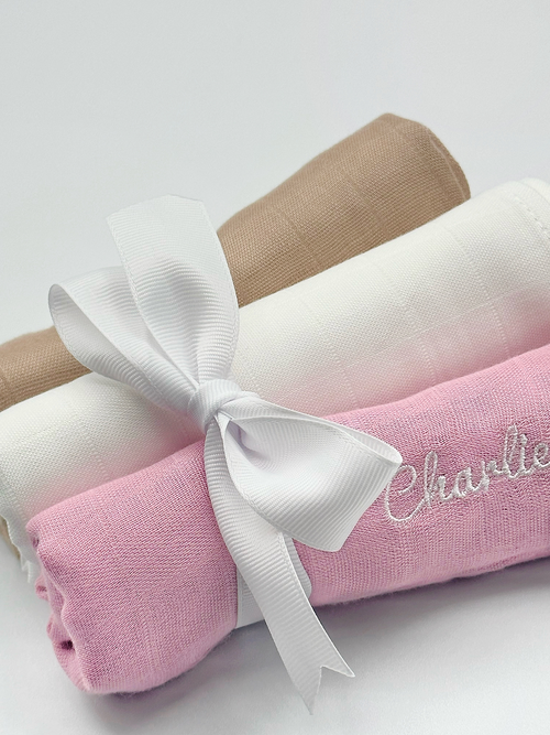 Lot De 3 Langes - Rêve Poudré