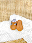 Grained Leather Salomés - Camel