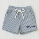 The Captain - Striped & Personalized Shorts