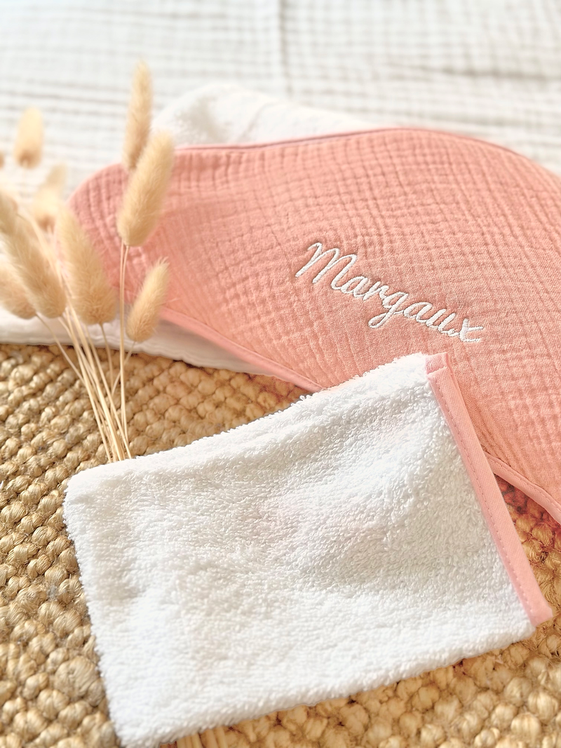 La Plume - Bath Cape - Powder Pink
