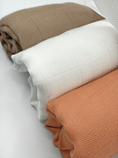 Set Of 3 Swaddles - Dunes Sand