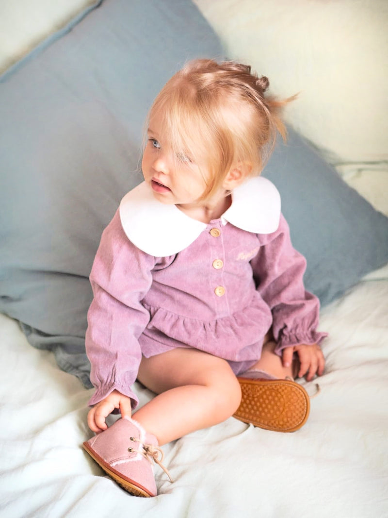Lined Boots - Old Rose Color