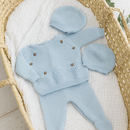 Le Chouchou - Birth Keychain - Cloud Blue