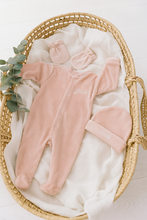 Le Rêveur - Trousseau 3 Pièces - Rose Poudré