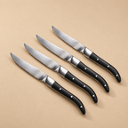 Sauter - Sæt Med 4 Steakknive - Rustfrit Stål 3Cr13 - Sort