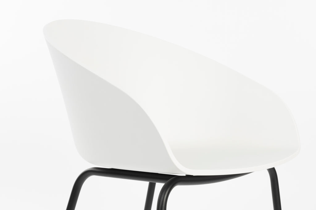Void - Dining Room Armchair - Polypropylene Plastic - White