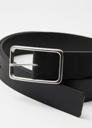Belt S Rosalie Belt Mid Waist - Black - Women