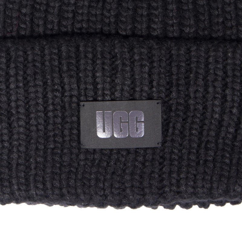 Écharpe Chunky Rib Beannie Knit Pom - Noir - Mixte