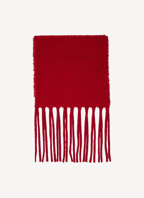 Stella Mccartney - Echarpe Teddy Coating - Rouge - Femme