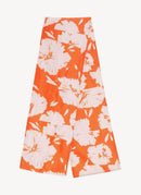 Nina Ricci - Echarpe À Motif Floral - Orange, Nude - Femme