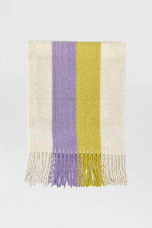 XXL scarf in packshot baby alpaca - Yellow