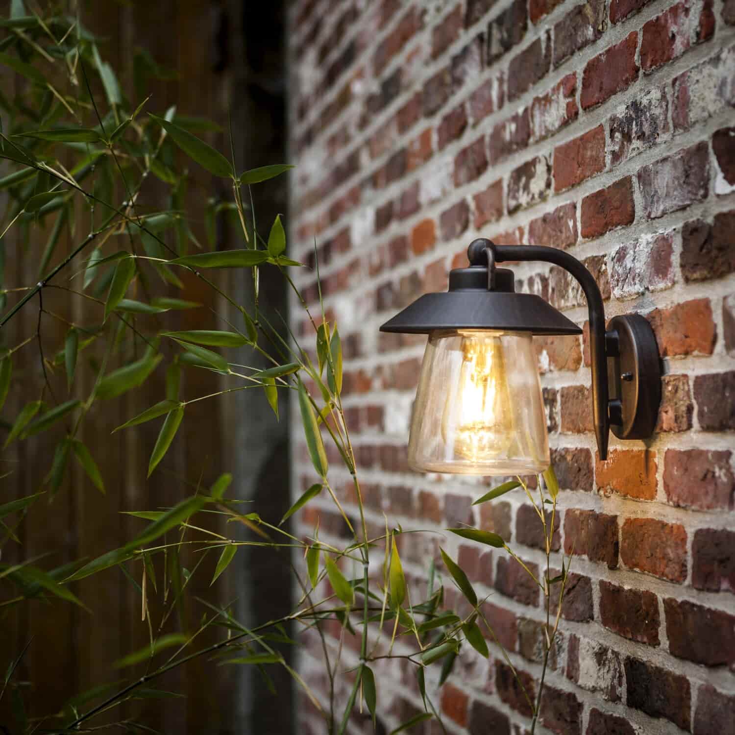 Cate - Mains Wall Light - Aluminium - Matt Rust
