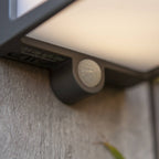 Doblo - Solar Wall Light - Aluminium - Dark Grey
