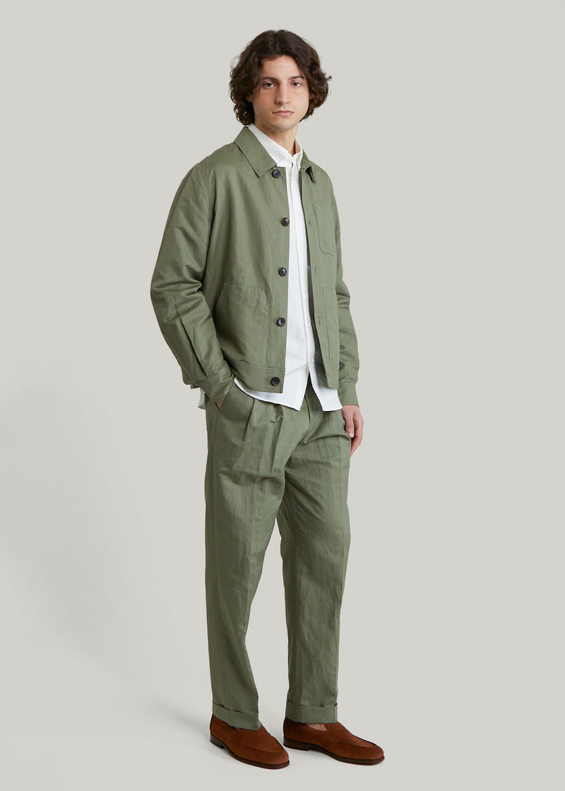 Veste Bergame vert-de-gris - 3