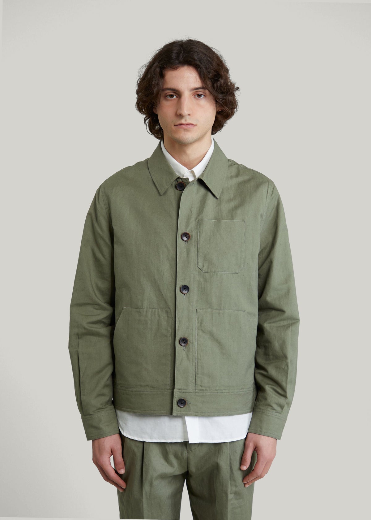 Veste Bergame - Vert Sauge