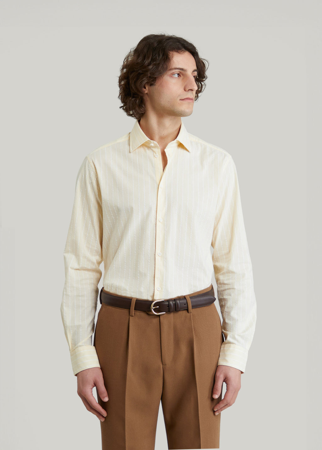 Chemise Volpaia - Jaune Rayée