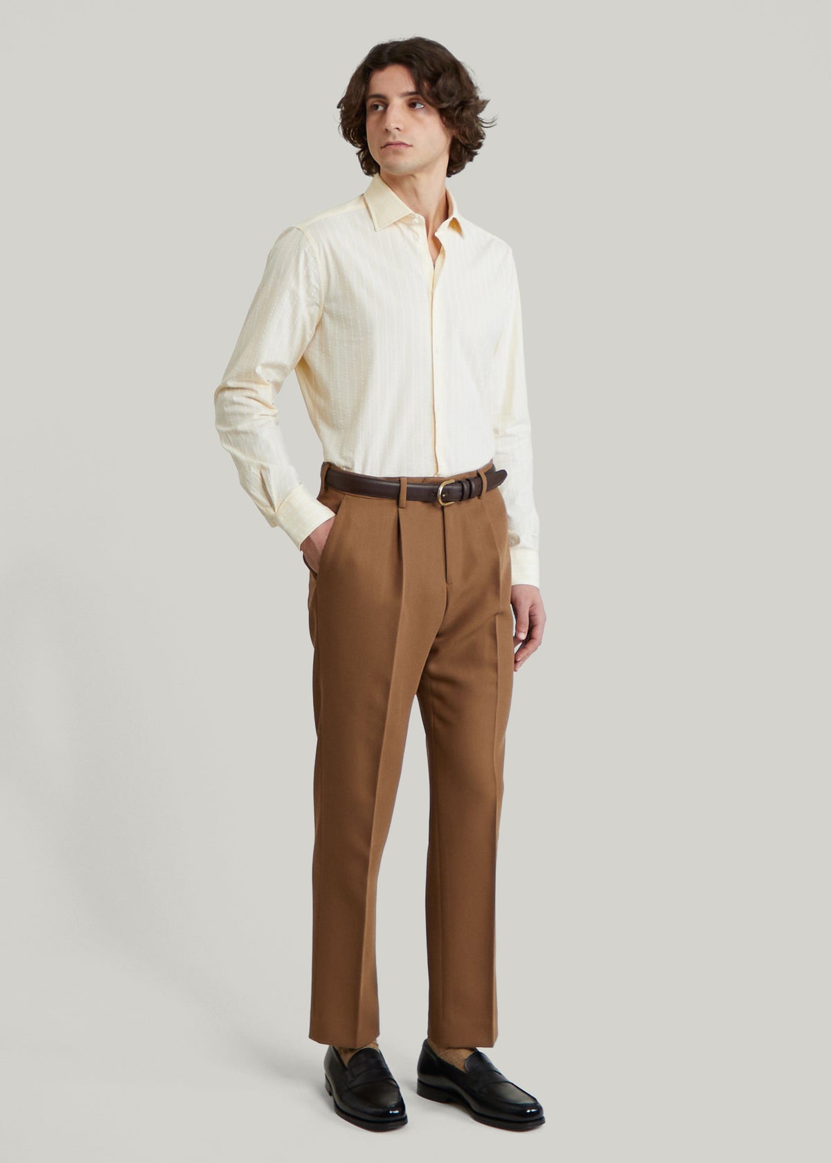 Chemise Volpaia - Jaune Rayée