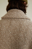 Cardigan Plockton en laine écossaise beige - 3