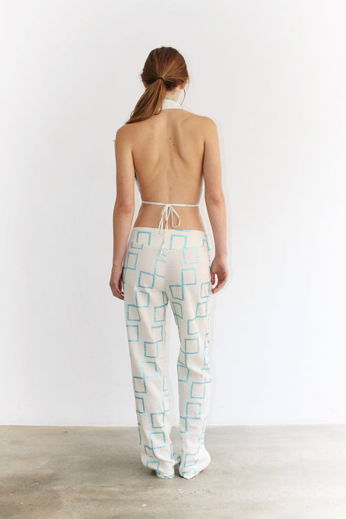 Pantalones Francesca - Azul