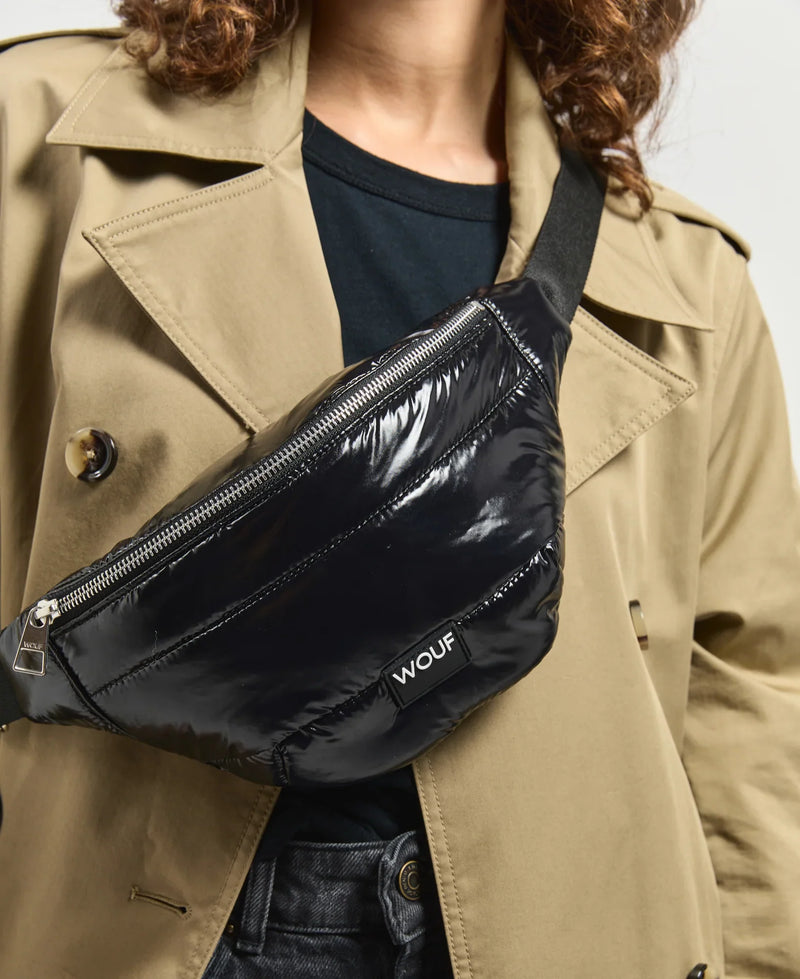 Wouf - Black Glossy Waistbag