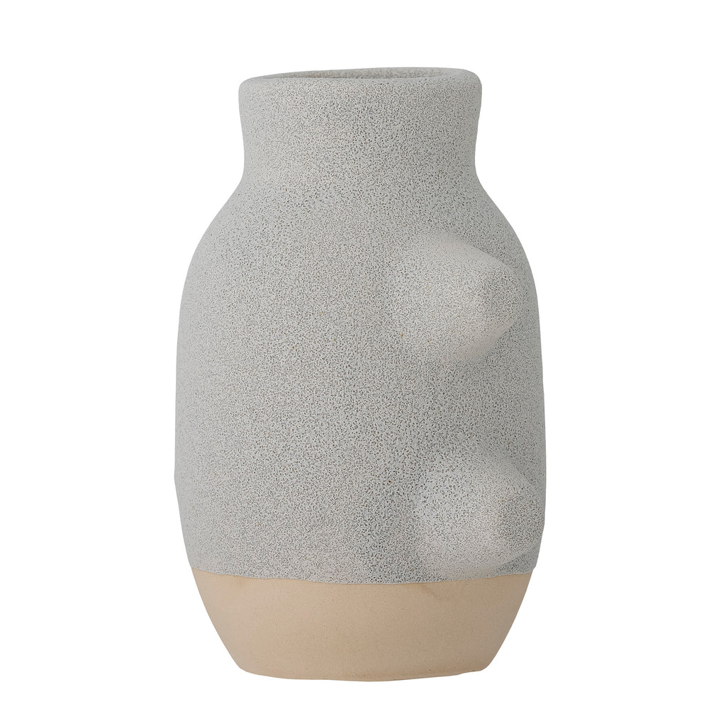 Birka - Jarrón Decorativo - Blanco - Cerámica