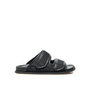 Sandales - Valentino Garavani Toile Iconographe Flat - Black