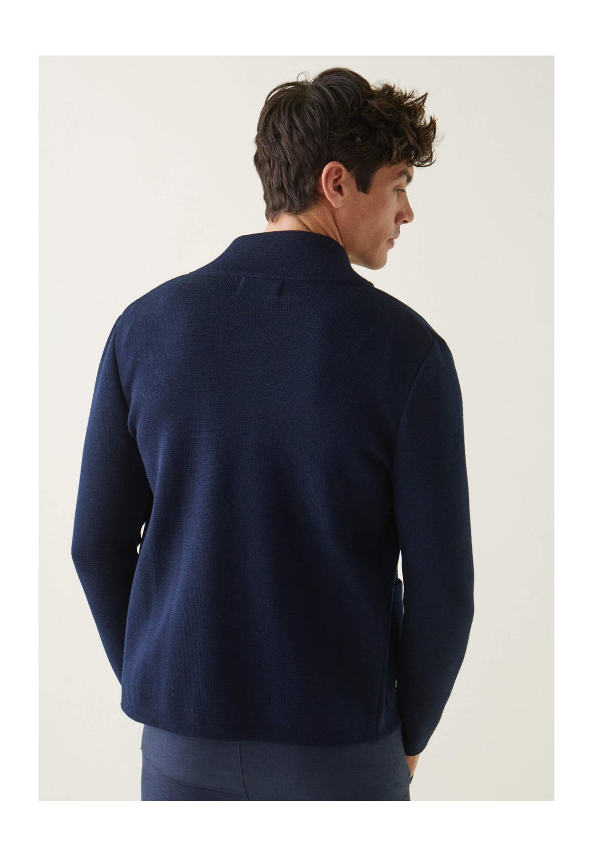 Gilet Eloi En Maille - Marine