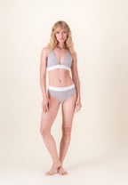 Séduisante Non-Wired Cotton Triangle Bra - Heather Grey