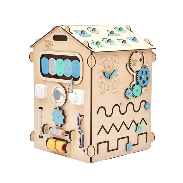 Busy Board Maisonnette Éducative En Bois – Natura