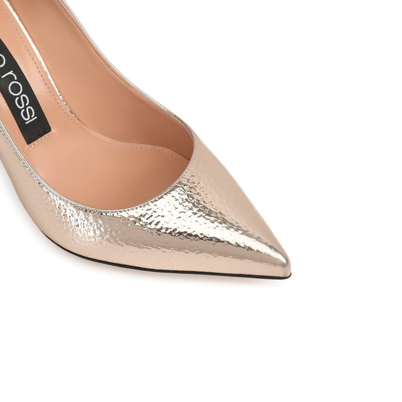 Escarpins - Sergio Rossi Godiva 090 Crack Mirror Leather - Rose Gold