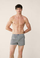 Caleçon Matelas Vert À Rayures En Coton - Jacques Rayures Matelas Vert