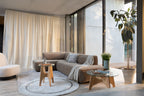 Kobe - Coffee Table - Glass - Natural/Beige