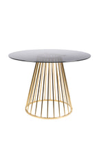 Floris - Dining Room Table - Glass - Gold