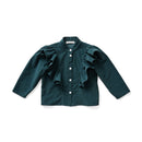 Blusa Edna evergreen - Selección Soor Ploom disponible en amaetc.com, concept store ecológico para niños