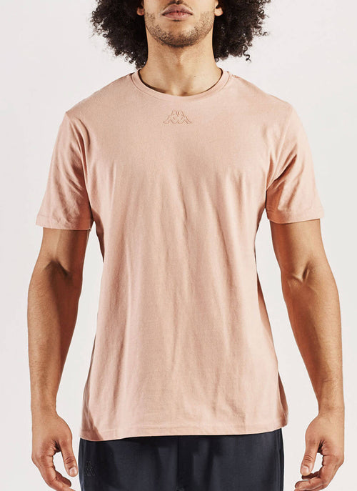 Kappa - T-Shirt Edson Life - Rose Misty - Homme