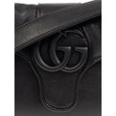 Gucci Aphrodite Leather Shoulder Bag - Black - Woman