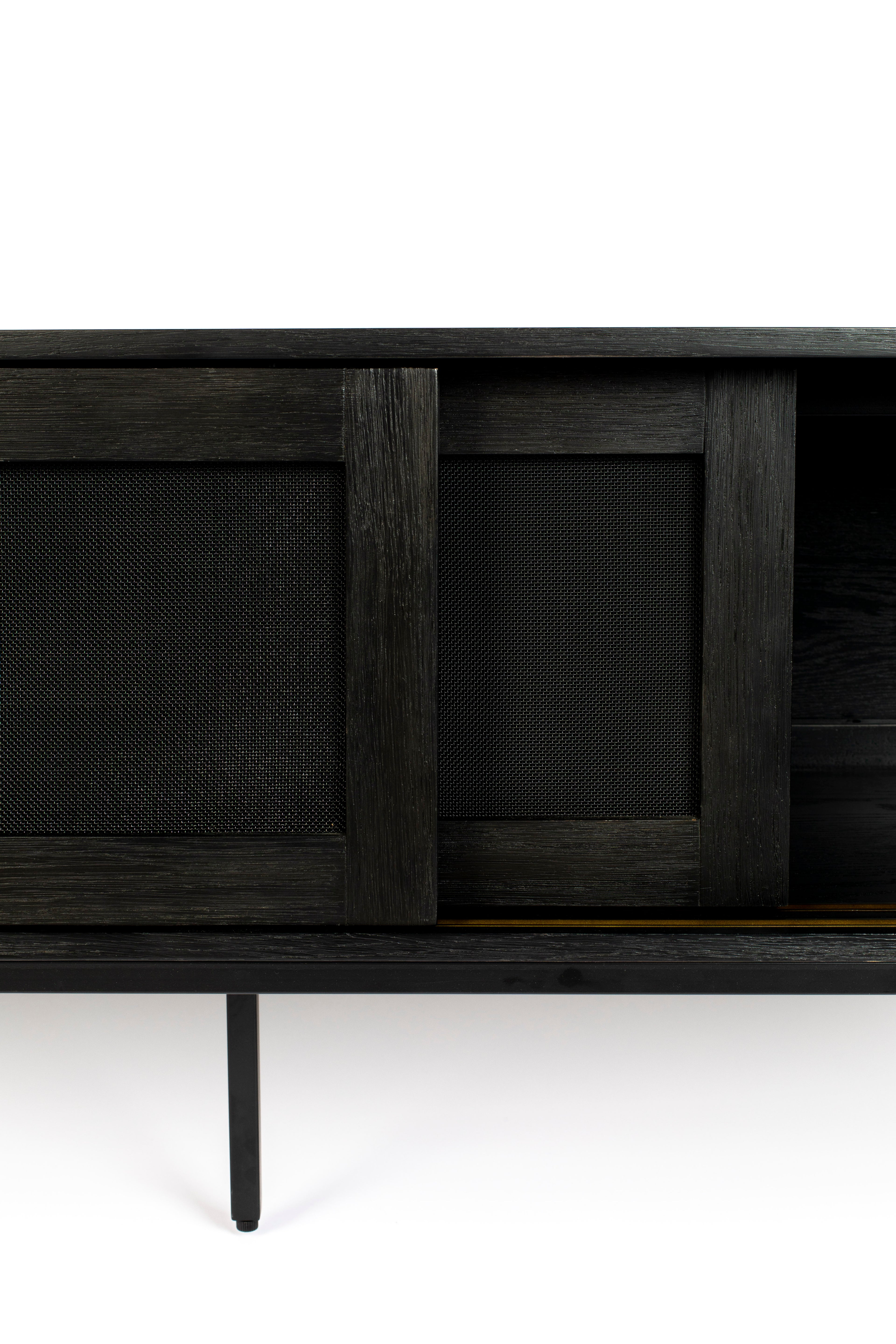 Hardy - Sideboard - Oak veneer - Black Oak/Brown