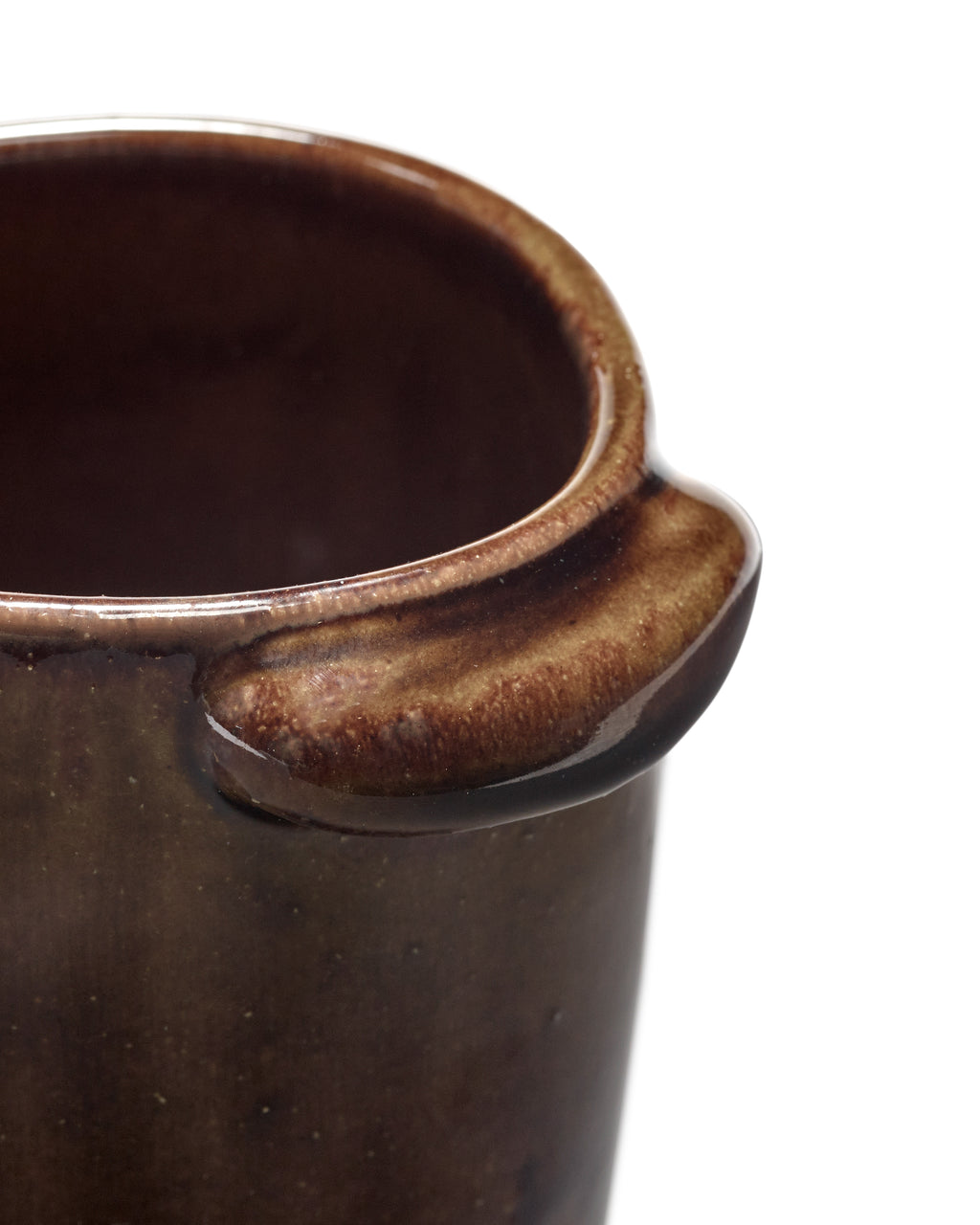 Out Of Lines - Lot De 2 Mugs Sans Anse - Grès - Ocre