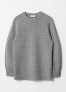 Jumper St Gretchen Double Faced Wool - Grey - Women