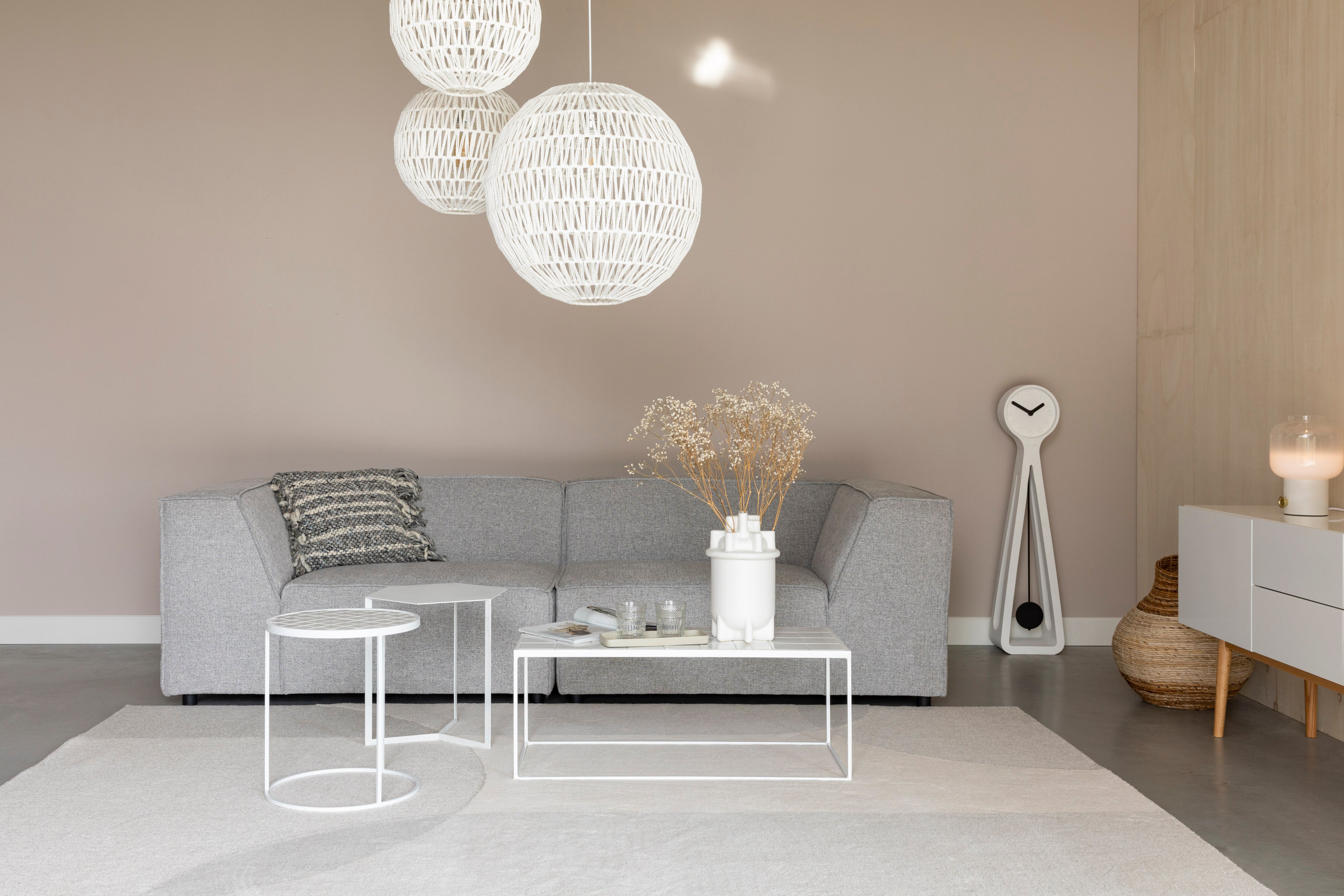 Glazed - Coffee Table - Ceramic - White