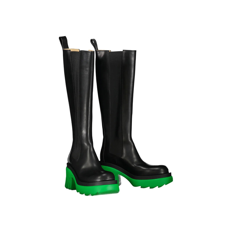 Bottes - Bottega Veneta Flash Leather  - Black