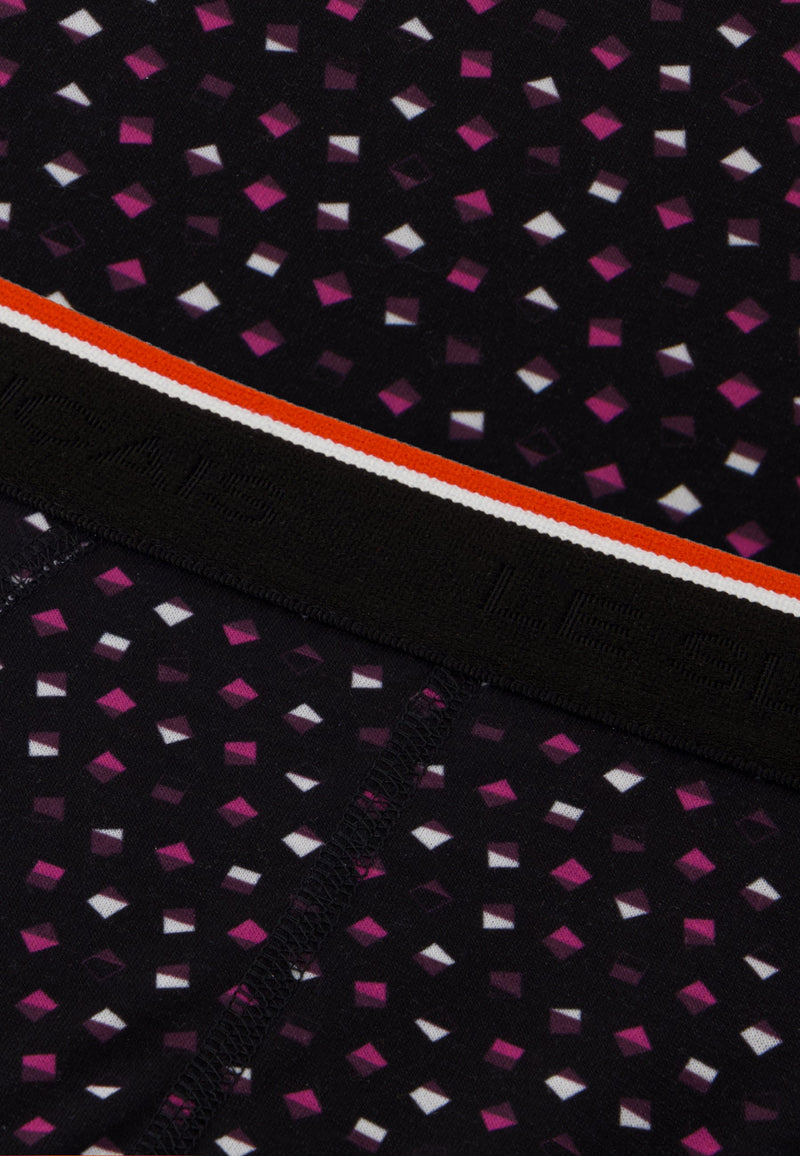 Slip À Motif - Terrible Petits Carres Noir