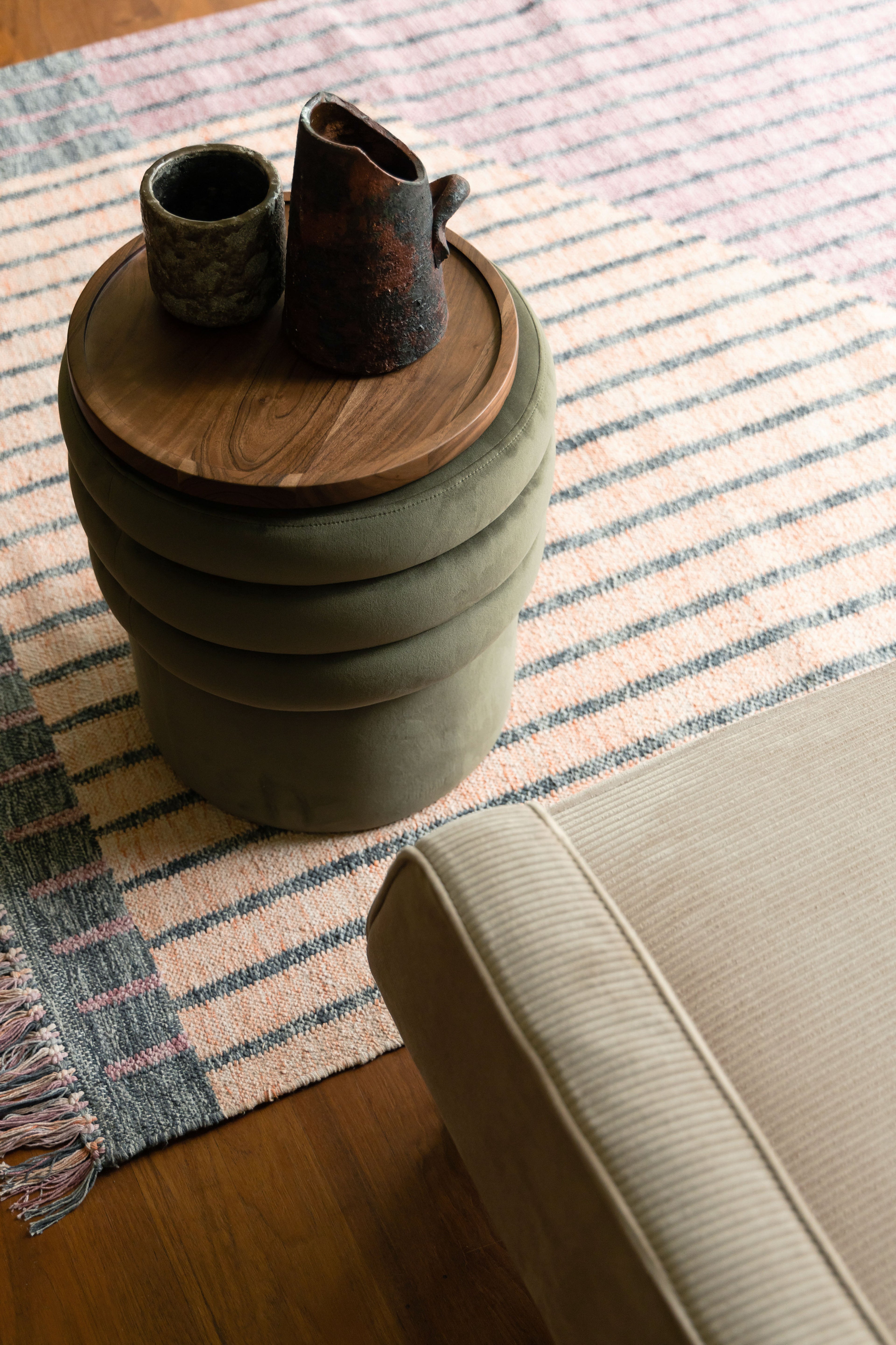 Hampton - Rug - Cotton - Lilac/Pink