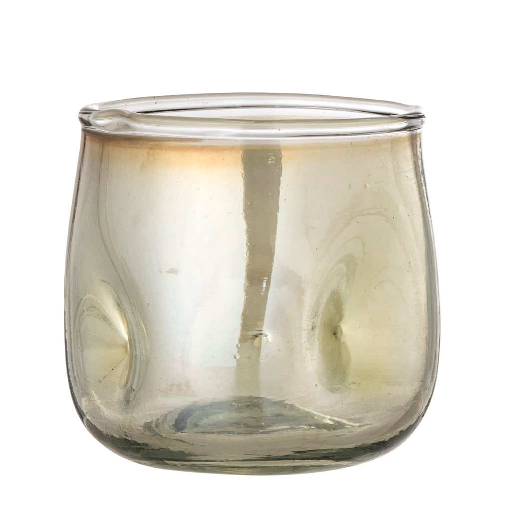Idalina - Votive - Green - Glass