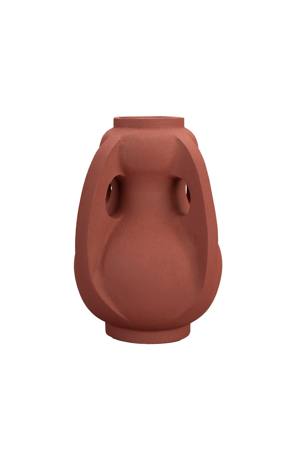 Thiago M - Vase - Aluminum - Terracotta Red