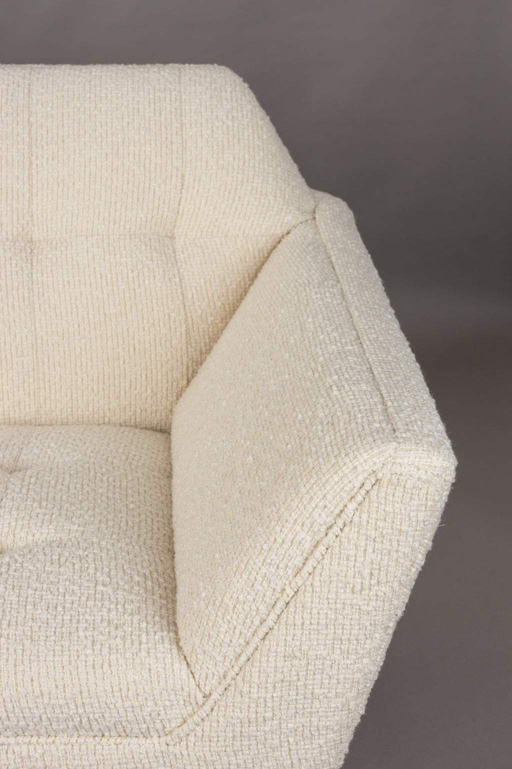Kate Bouclé - 2-Seater Sofa - Fabric - Beige