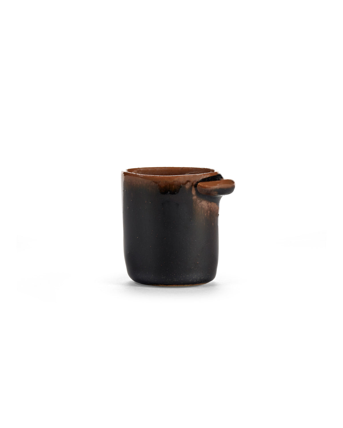 Out Of Lines - Lot De 2 Tasses À Ristretto Sans Anse - Grès - Noir Brun