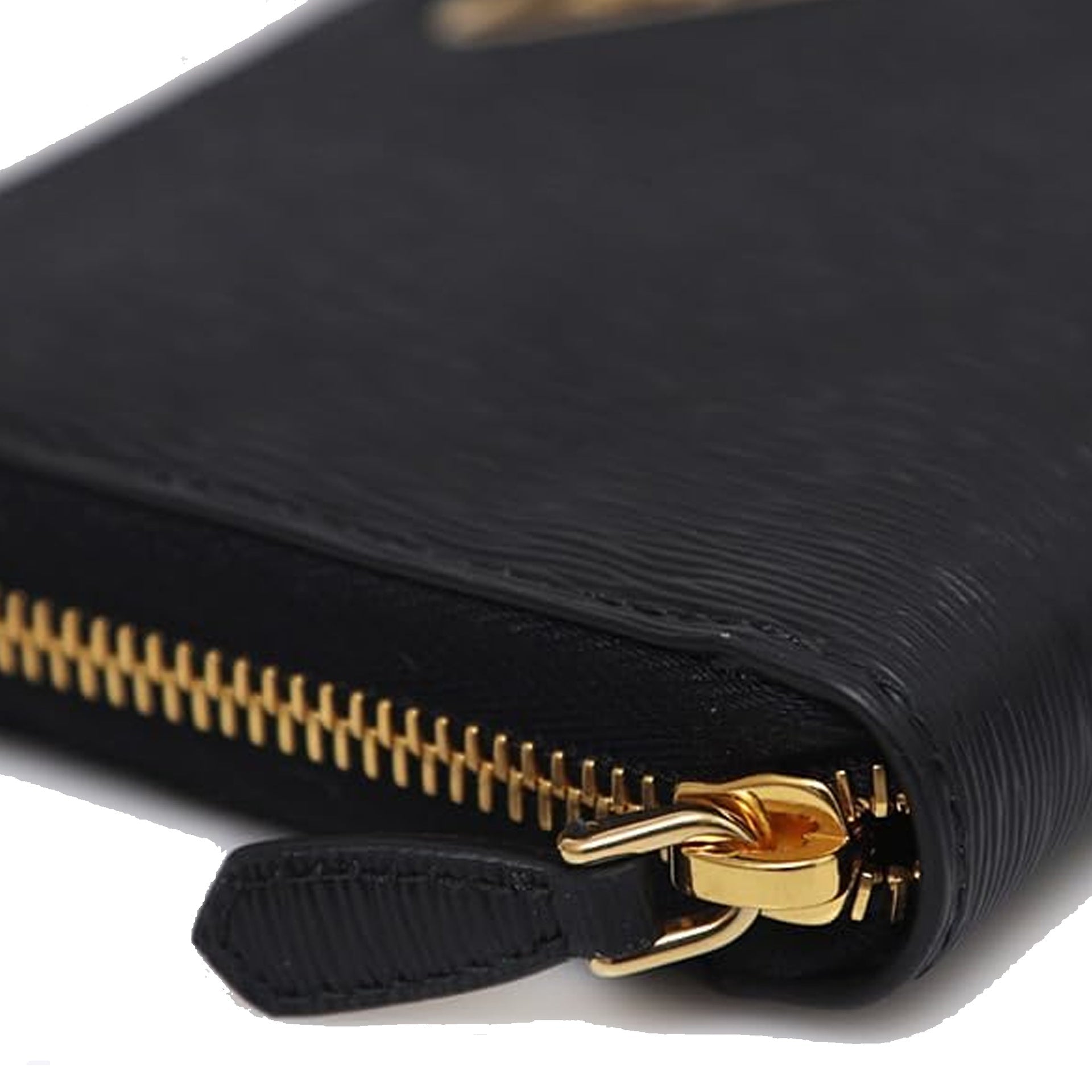 Prada - Cartera de piel con logo - Mujeres - Negro